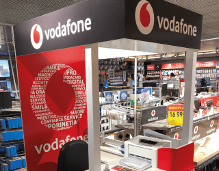 Stand Vodafone Carrefour Punaauia