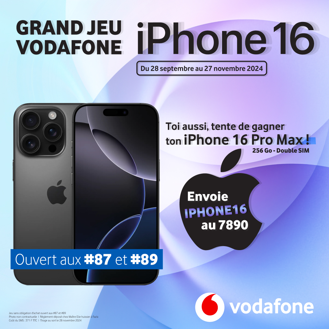 Grand Jeu SMS Vodafone ! 1 Galaxy S24 Ultra à gagner. Envoie S24 par SMS au 7890