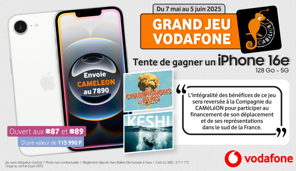 Grand Jeu SMS Vodafone ! 1 Galaxy S24 Ultra à gagner. Envoie S24 par SMS au 7890