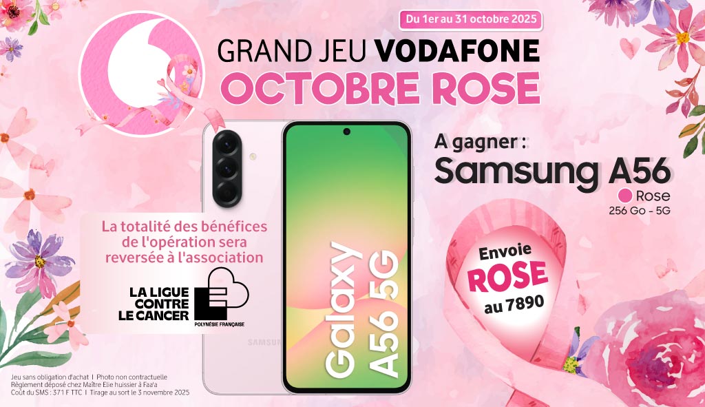 Grand Jeu SMS Vodafone ! 1 Galaxy S24 Ultra à gagner. Envoie S24 par SMS au 7890