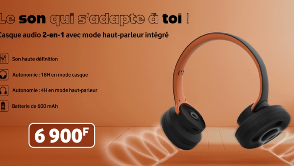Casque et haut-parleur 2 en 1 