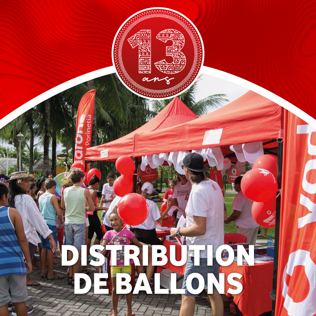 Distribution de ballons